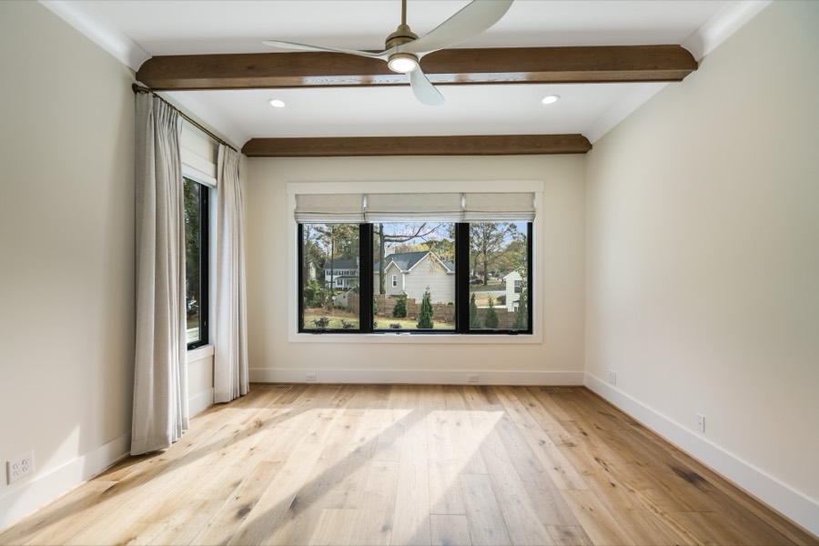 Hinton custom home bedroom