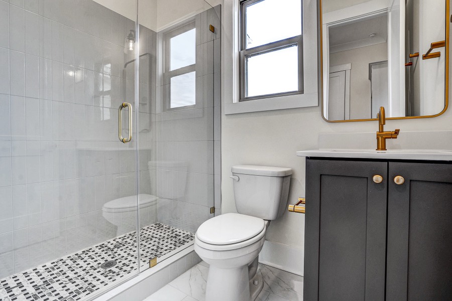 Navy Guest Bath