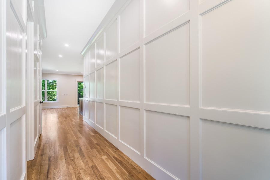 Wainscoted Hallway